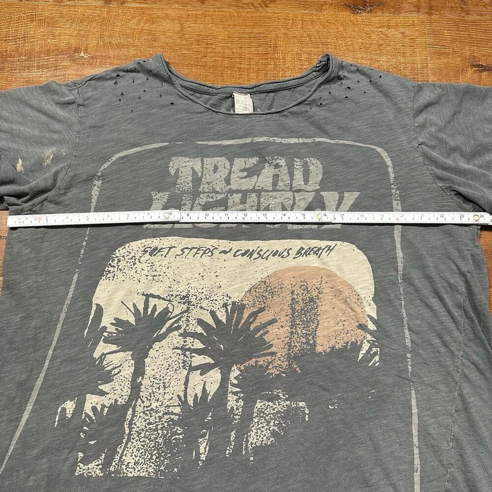 Magnolia Pearl T Shirt Womens OS Gray Tread Lightly Soft Steps Alt Retro Grunge - Picture 7 of 14